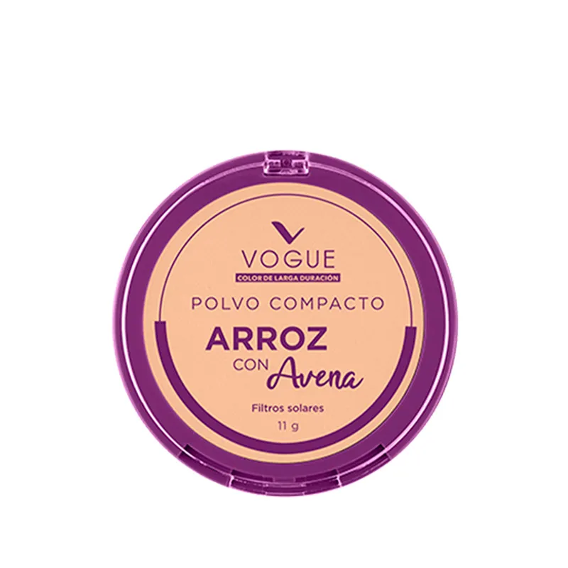 Polvo Compacto de Arroz Vainilla Vogue - Cont.11 gr