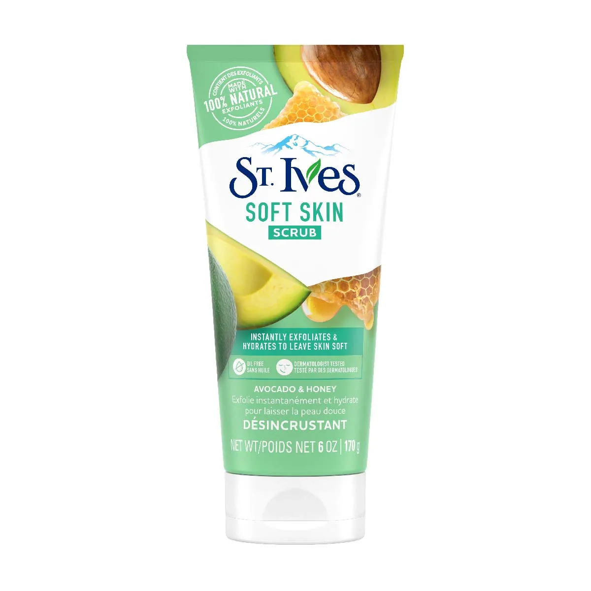 Exfoliante Corporal Scrub Avocado + Honey St. Ives - 170 gr