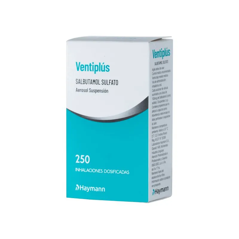 Ventiplus Aerosol - Frasco de 250 Inhalaciones dosis