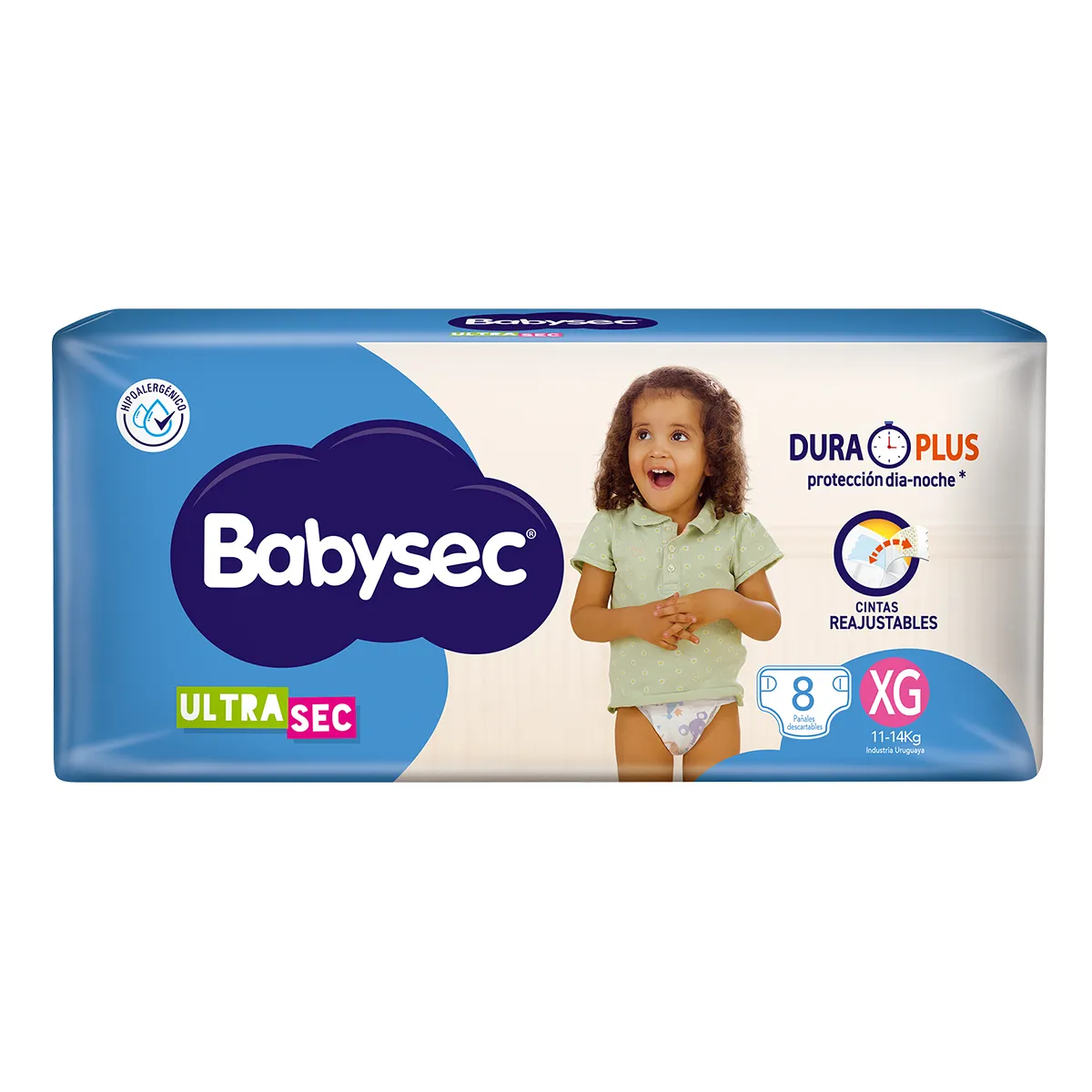 Pañales Ultra Regular XL Babysec - Cont.8 unidades