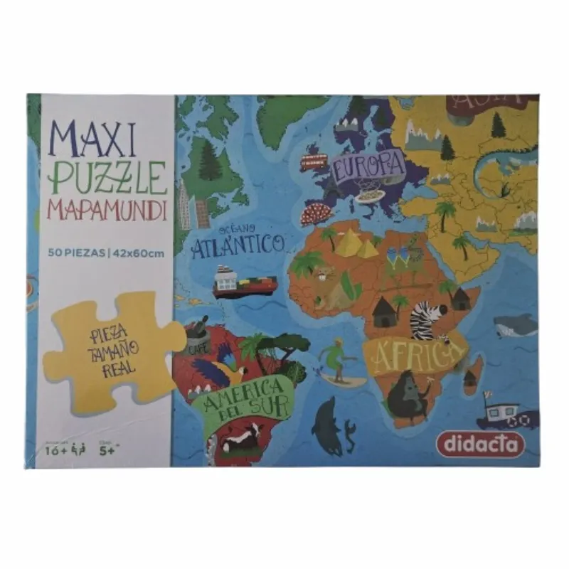 Puzzle El Planisferio CJX - Cont.50 piezas