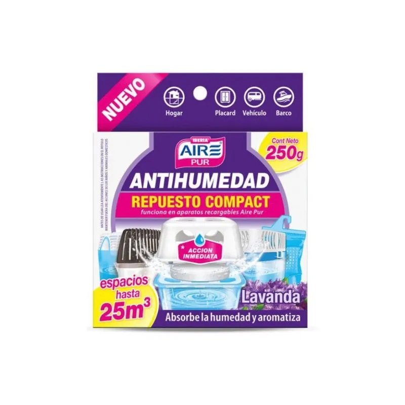Air Pur Antihumedad + Desodorante Respuesto Lavanda