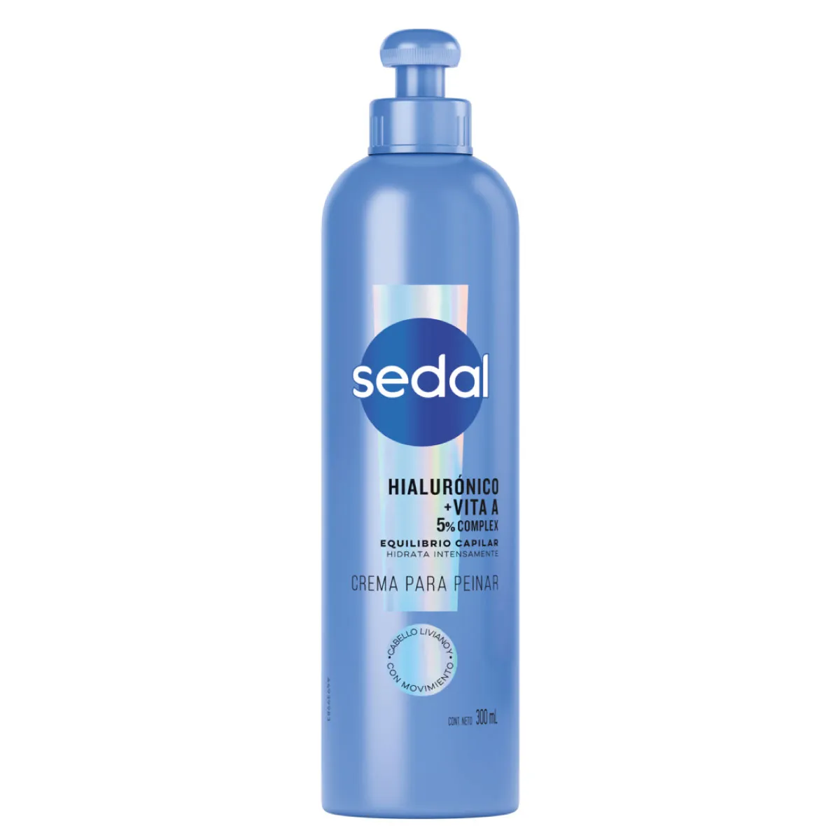 Crema para Peinar Hialurónico y Vitamina A Sedal - Cont.300 ml