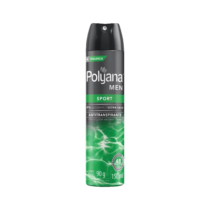Antitranspirante Aerosol Polyana Men Sport - Cont.150 mL