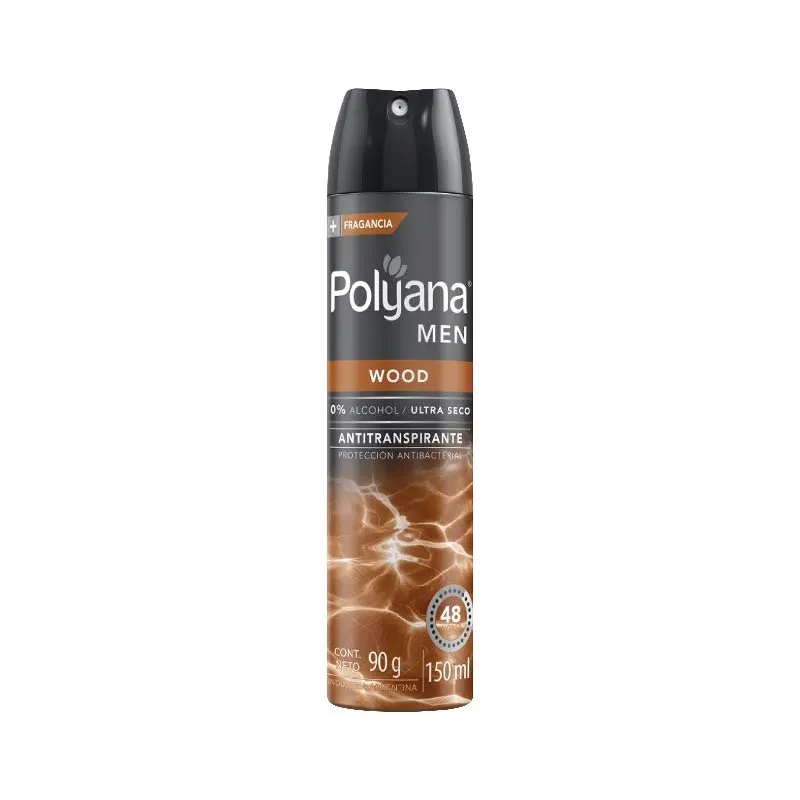 Antitranspirante Aerosol Polyana Men Wood - Cont.150 mL