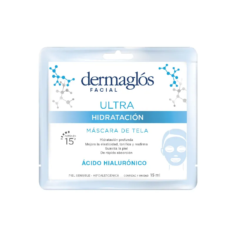 Mascara Facial Ultra Hidratacion Dermaglos - Cont. 15 mL