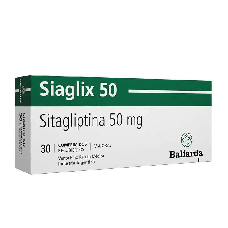 Siaglix Sitagliptina 50 mg - Cont. 30 Comprimidos Recubiertos