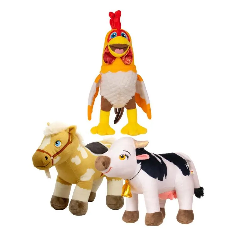 Peluche Musical 30 cm Surtidos La Granja de Zenon Ambiental - 1 unidad