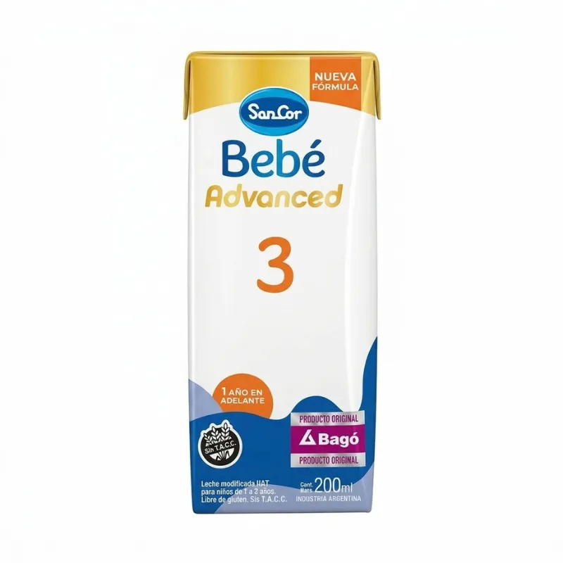 Bebé 3 Sancor Advanced Liquido - Cont. 200 mL
