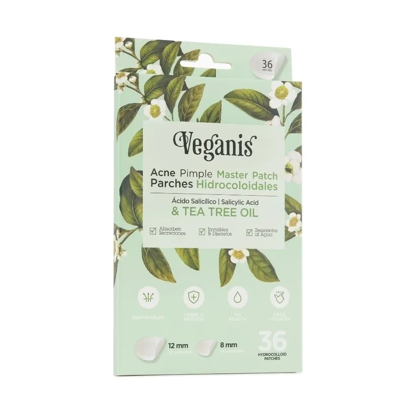 parches invisibles para acne veganis - cont.36 unidades