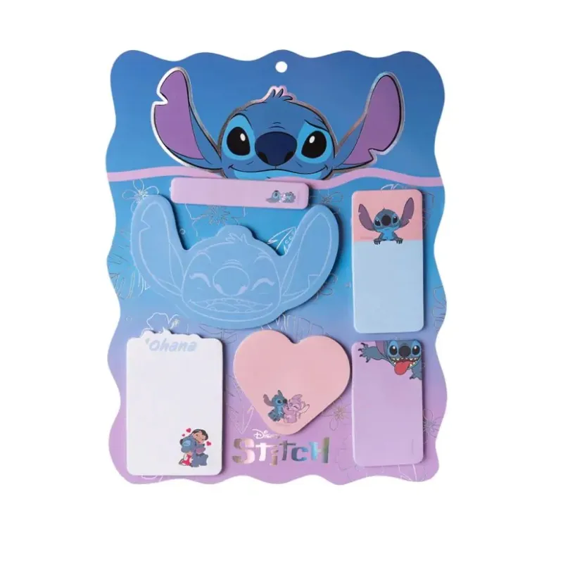 set de notas adhesivas stitch mooving
