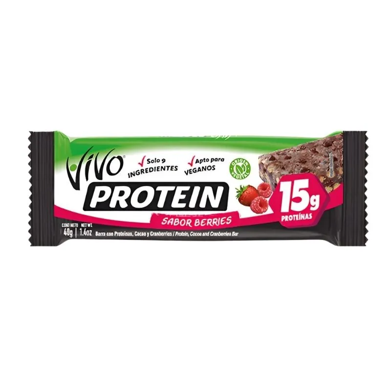 Barra Proteica Berries Vivo - Cont.40 gr