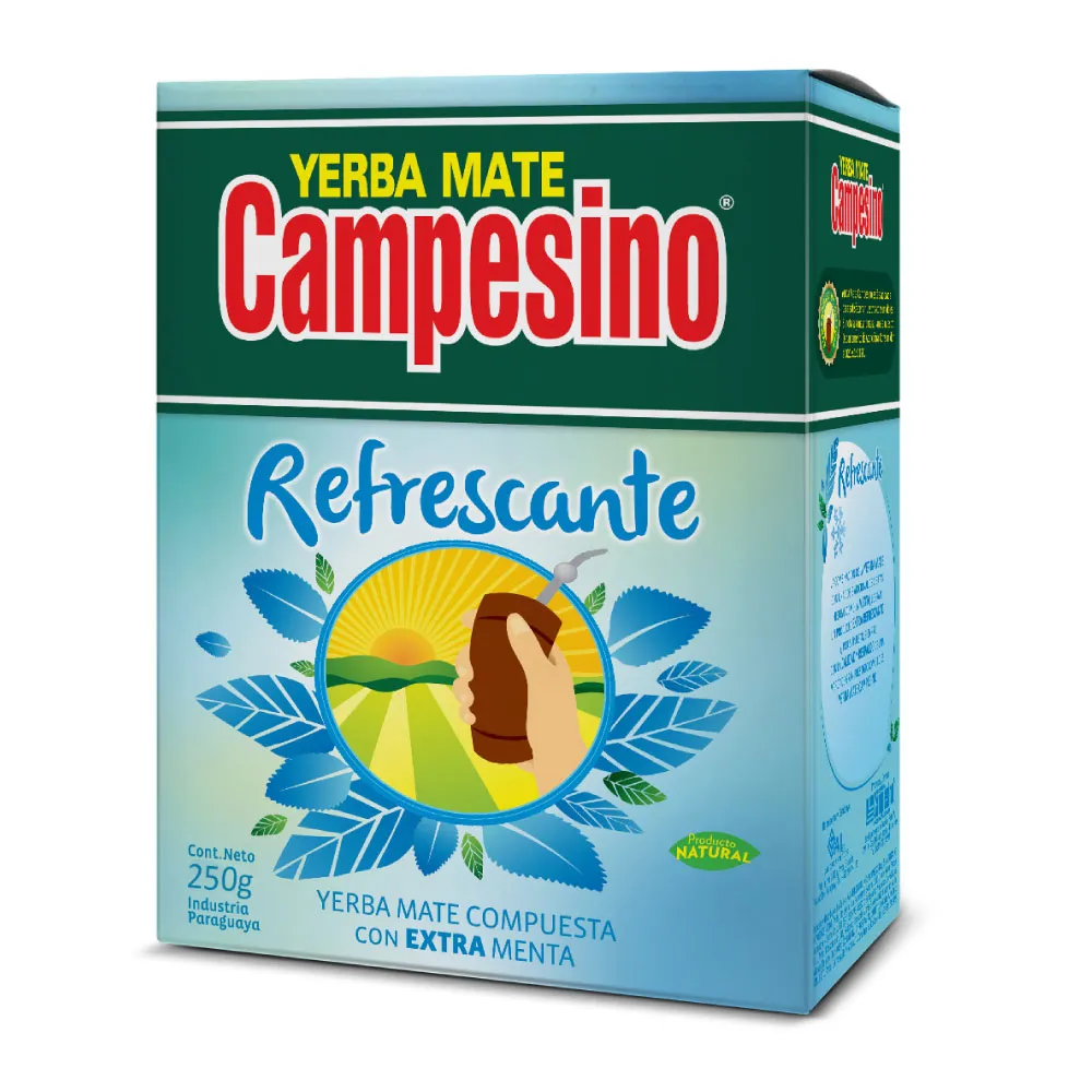 Yerba Mate Refrescante Campesino - Cont.250 gr