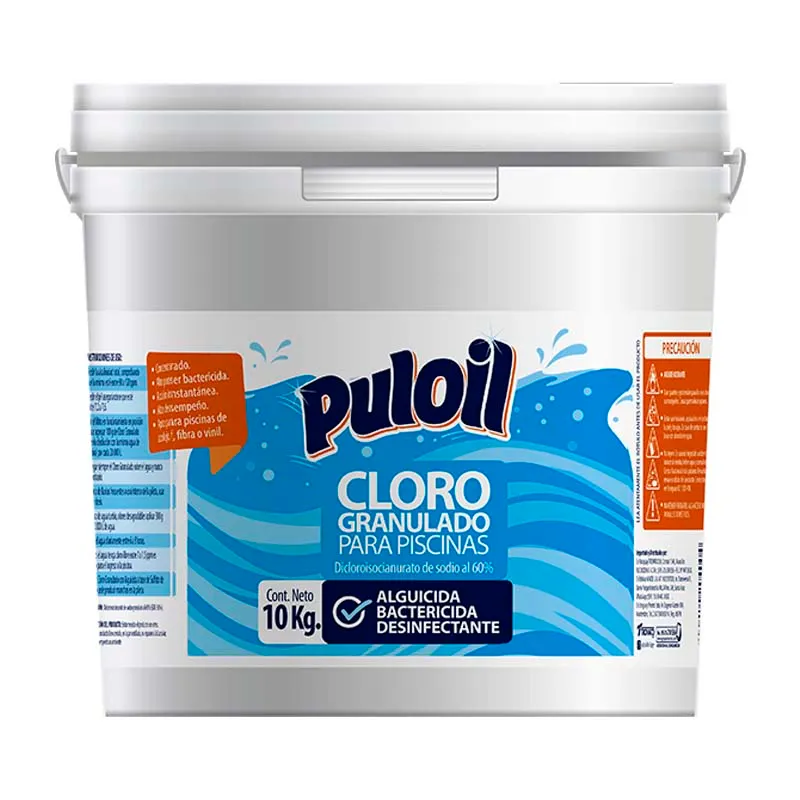 Cloro Granulado para Piscinas Puloil - 10kg