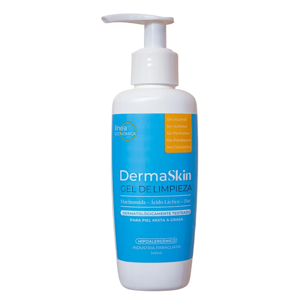Gel de Limpieza Facial Piel Grasa a Mixta DermaSkin - Cont.140 ml