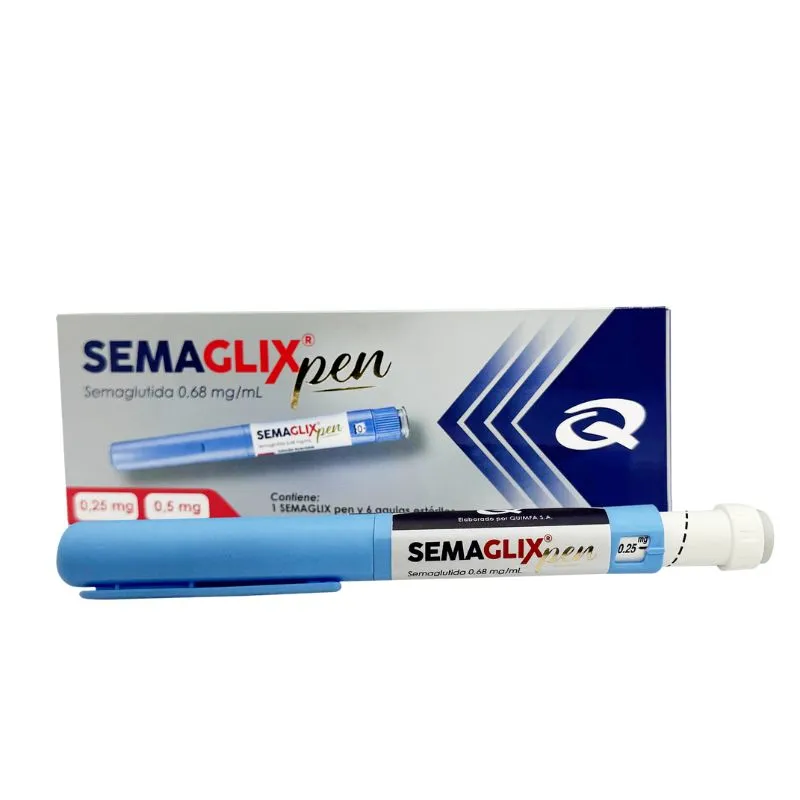 Semaglix Pen Semaglutida 0,68 mg/mL - Cont. 1 Jeringa Prellenada +6 Agujas