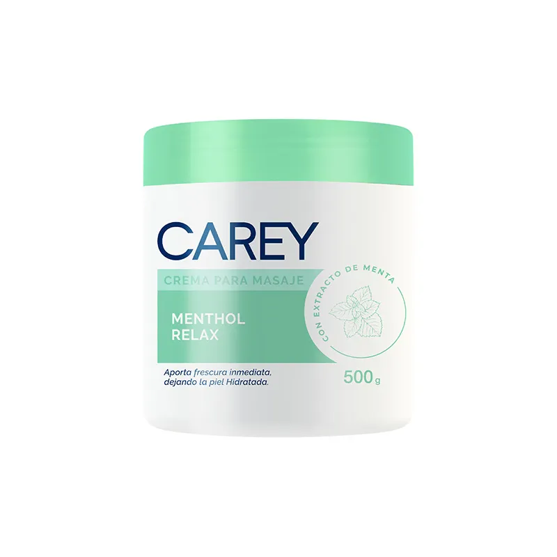 Crema para Masajes Menthol Relax Carey - Cont.500gr