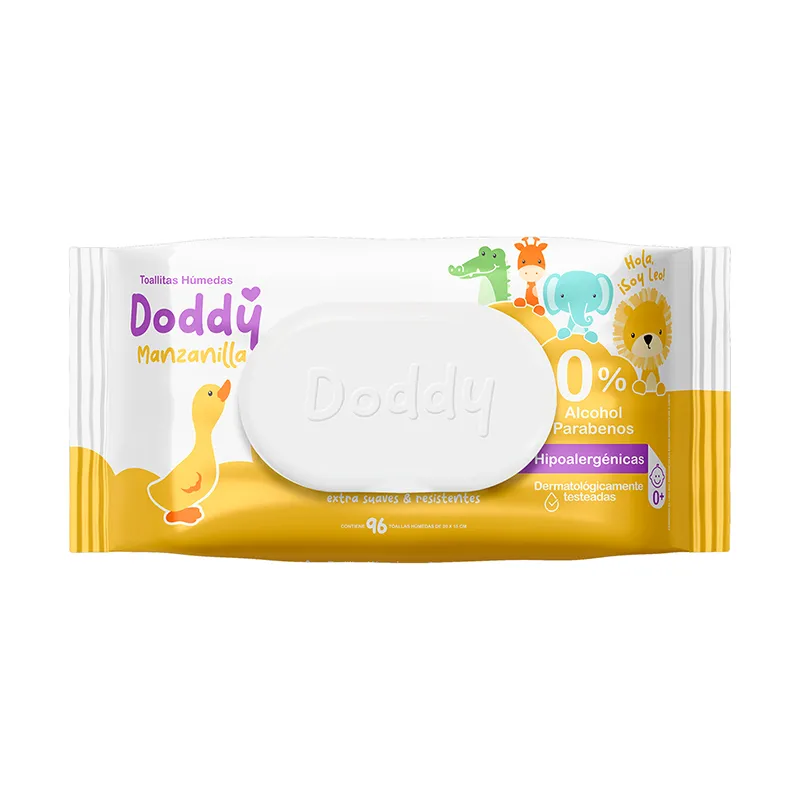 Toallitas Húmedas Premium con Manzanilla Doddy - Cont. 96 unidades