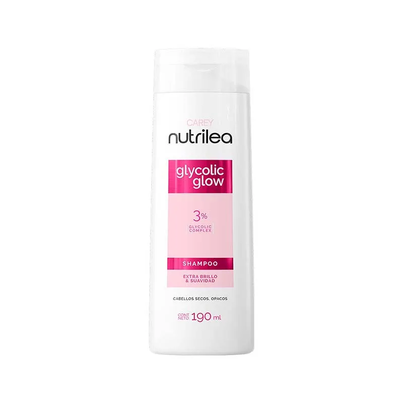shampoo glycolic glow nutrilea carey - cont. 190 ml