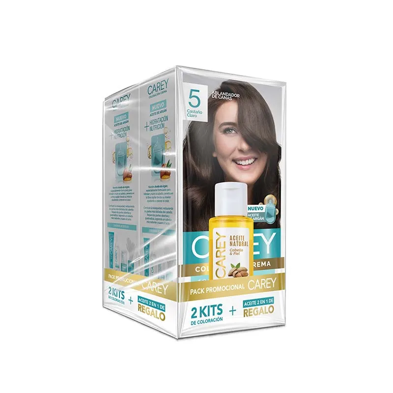 Pack Promocional Castaño Claro N°5 Carey