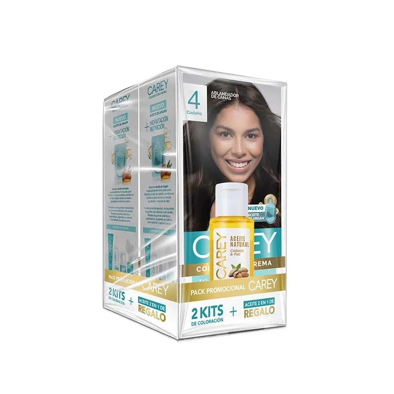 Pack Promocional Castaño N°4 Carey