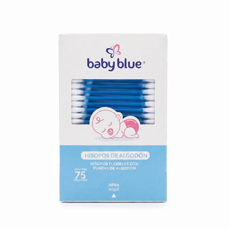 Hisopos Baby Blue - Cont. 75 Unidades