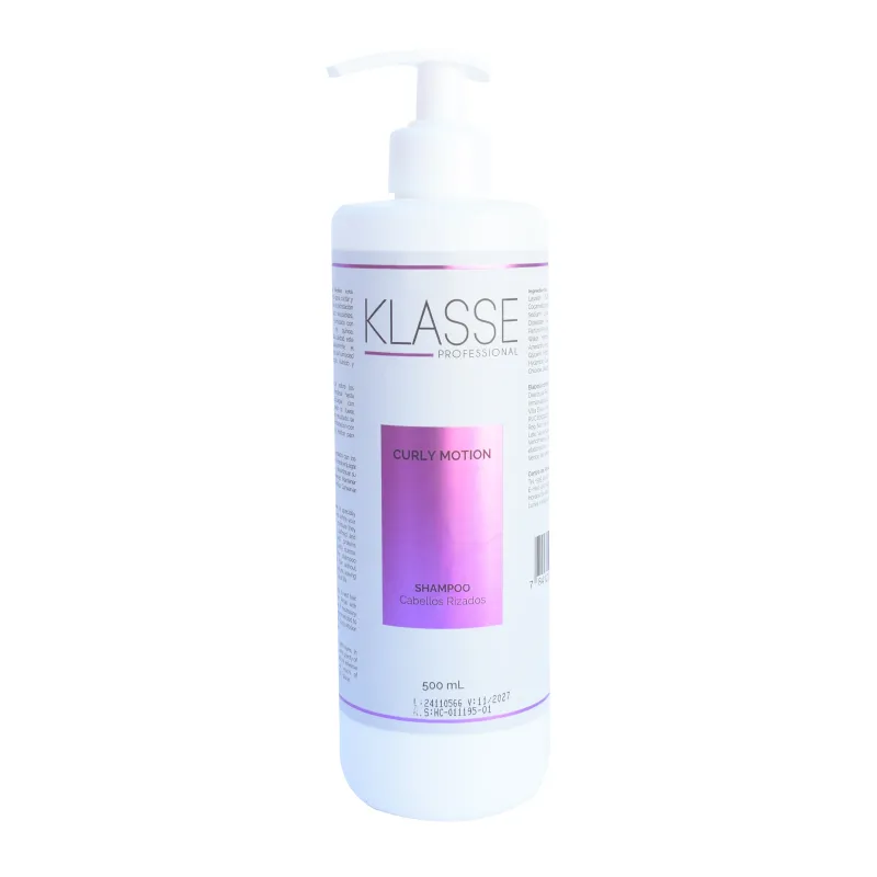 Shampoo Curly Motion para Cabello Rizado Klasse - Cont. 500ml