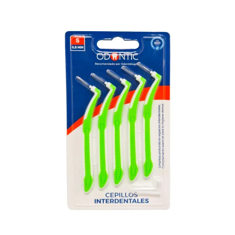 Cepillo Interdental 0,8 mm Odontic - Cont.5 unidades