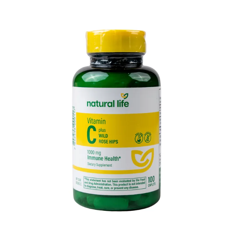 Vitamina C 1000 mg Natural Life - Cont. 100 cápsulas