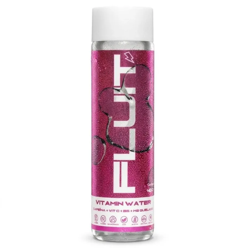 bebida analcohólica vitaminada sabor granada rosa fluit energy - cont. 400 ml