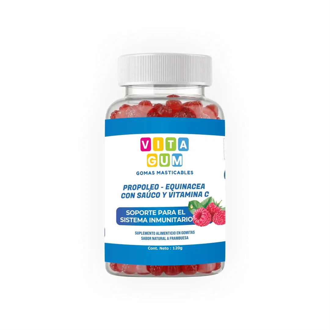 Gomitas Masticables Propoleo y Equinacea Vitagum - Cont.60 unidades