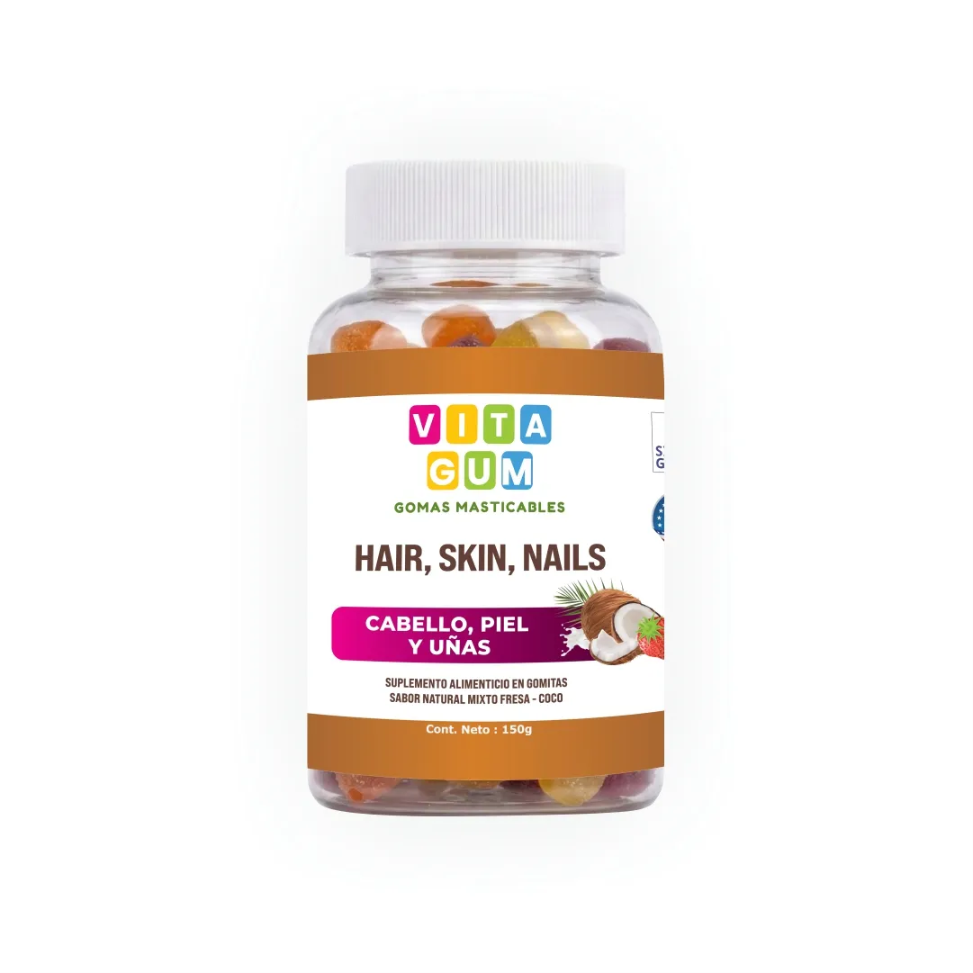 gomitas masticables hair, skin & nails vitagum - cont.30 unidades