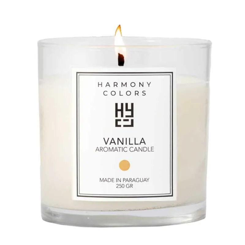 Vela Aromatica Vainilla Harmony Colors - Cont. 250 gr