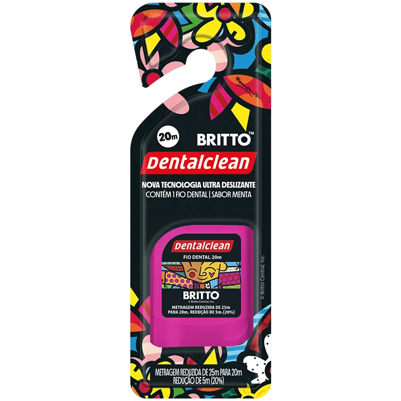 Hilo Dental Romero Britto 20 M Dentalclean - Cont. 1 Unidad