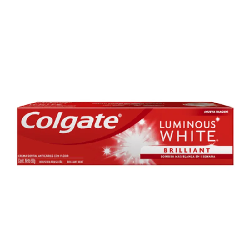 Pasta Dental Colgate Luminous White Brilliant - Cont.90 gr