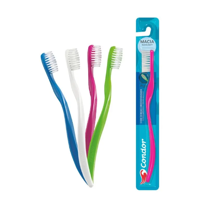 cepillo dental plus cerdas doble acción condor - 1 unidad