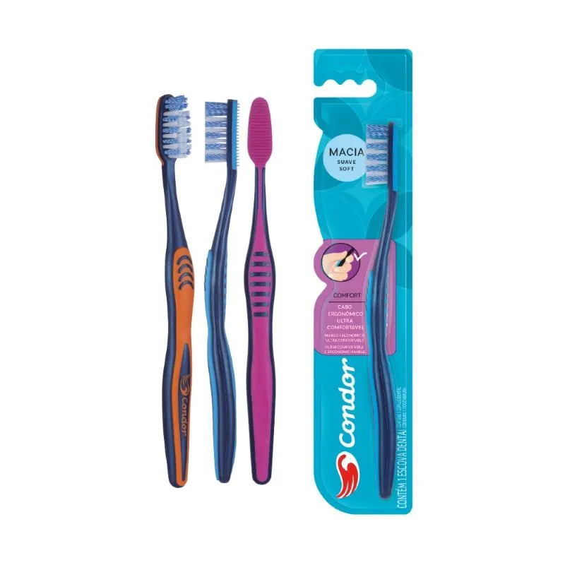 cepillo dental confort extra suave condor  - 1 unidad