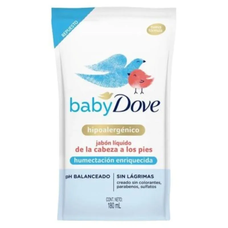 Jabón líquido Humectación Enriquecida Baby Dove - Cont.180mL