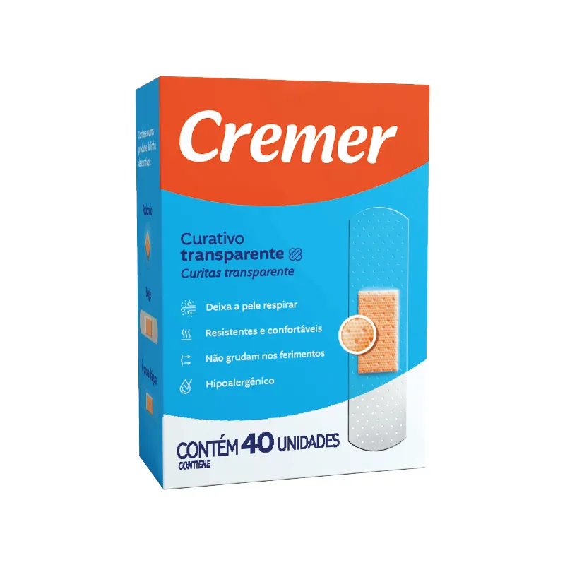 Curita Transparente Cremer - Cont 40 unidades