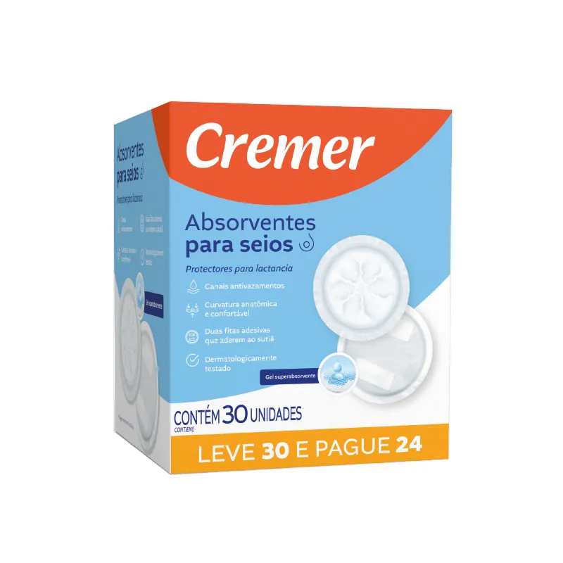 Protector para Lactancia Cremer - Cont. 15 Pares.