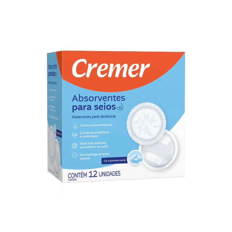 Protectores para Lactancia Cremer - Cont.12 unidades