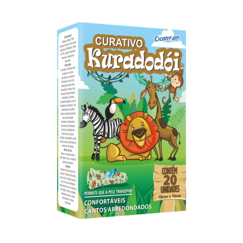 Curita Infantil Cicatrisan Sanfarma - Cont. 20 Unidades