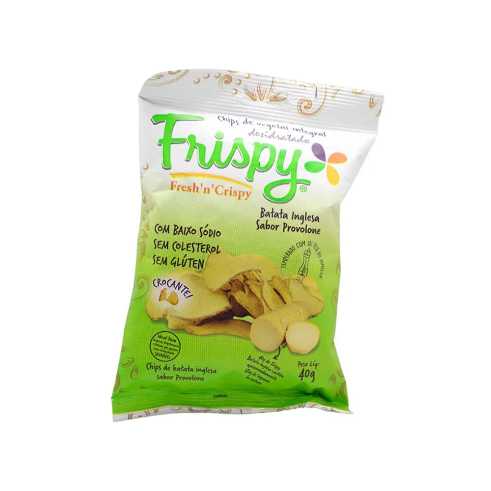 Batata Chips Inglesa sabor Provolone Frispy - Cont. 40 grs