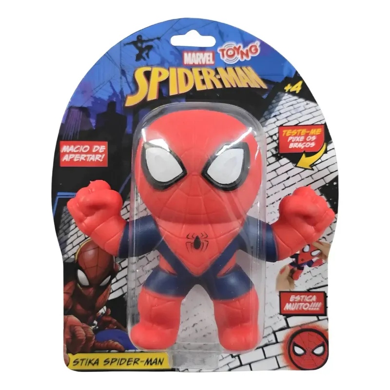 Figura Elástica Spider-Man Toyn Ogee - 1 Unidad