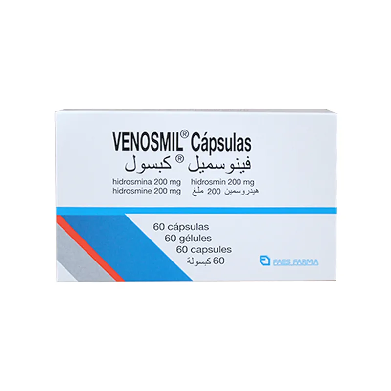Venosmil Hidrosmina 200 mg - Cont. 60 Capsulas