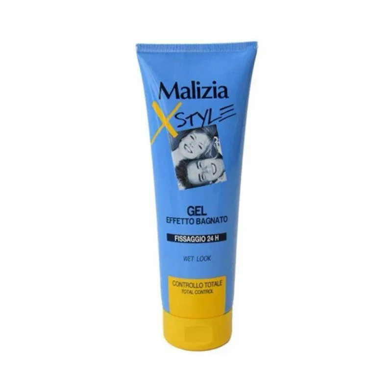 Gel Fijador Para Cabello Efecto Mojado Malizia - Cont.250ml