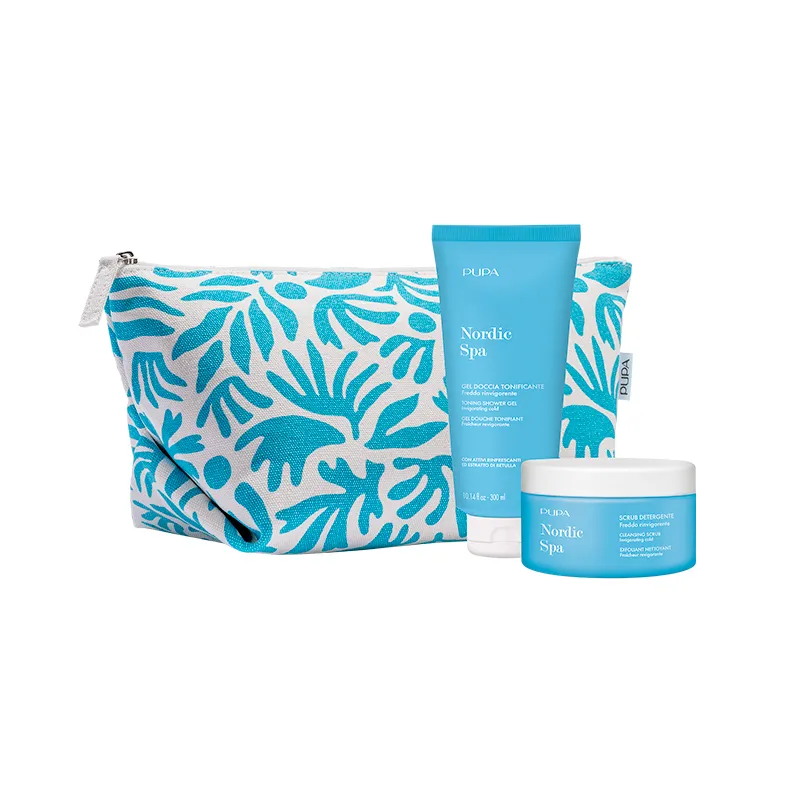 Exfoliante Corporal 250 gr + Gel de Ducha 300 gr + Neceser Pupa