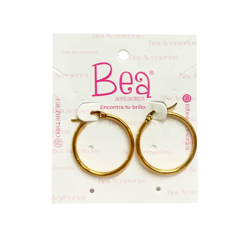 Aro Argolla Dorado Bea