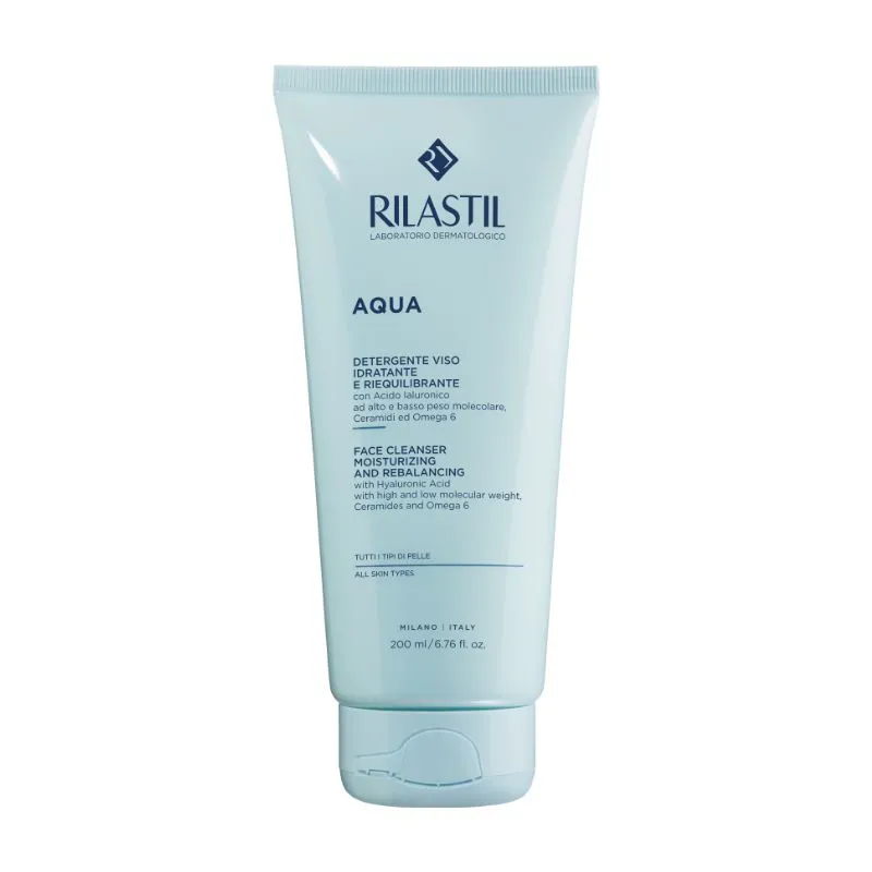 Limpiador Facial Hidratante Aqua Rilastil - Cont.200 mL