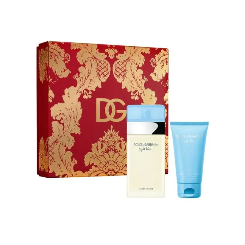 Eau de Toilette Xmas Set Light Blue 100mL + Crema Corporal 50mL